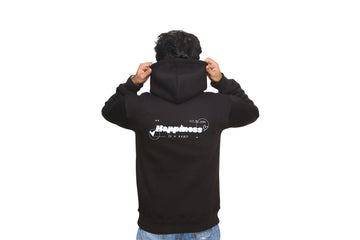 Classic Black Happiness Hoodie